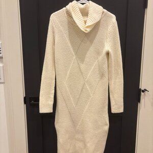 Molly Green Cream Knit Dress Size M